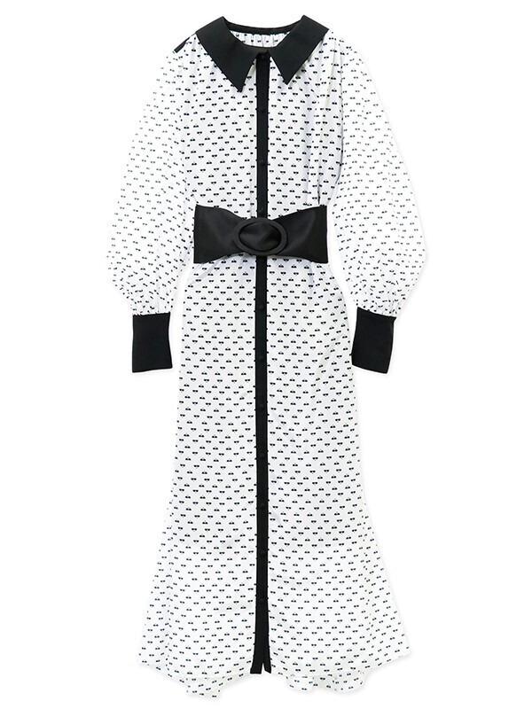 RE SYU RYU サッシュベルト付アシンメトリーワンピース M
