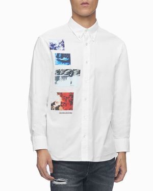 Calvin Klein SKATER GRAPHIC リラックスシャツ