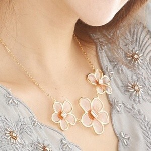 raffia 【JC1534】Jewel Casket / Chainon necklace