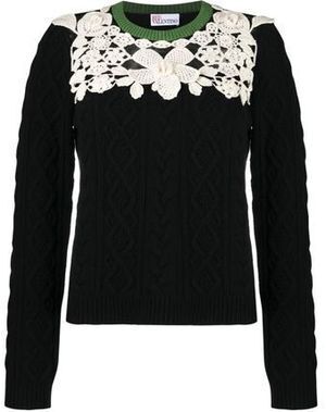 RED VALENTINO 関税送料込 新作 RED Valentino レース セーター (RED VALENTINO/ニット・セーター) VR3KC05M5N6【BUYMA】