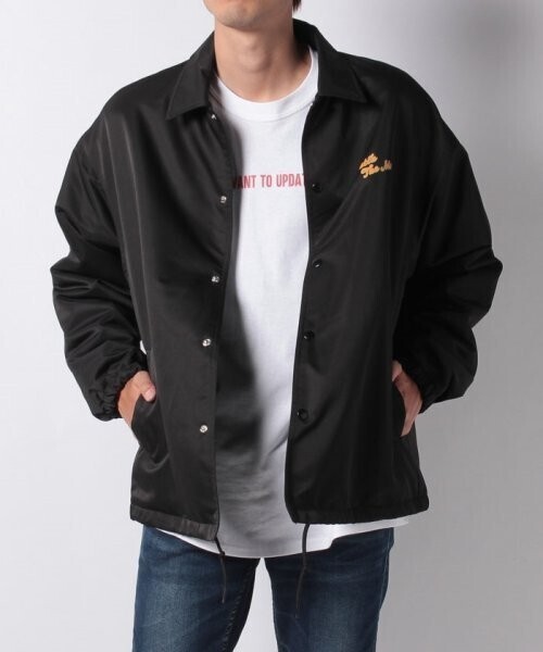 WEGO ロゴBIGコーチジャケット