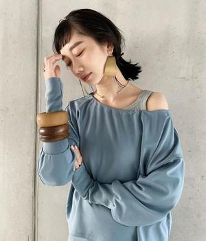 MADEMOISELLE ROPE' MADEMOISELLE ROPÉ / 【WEARISTA Tomokaコラボ】シャーリングネックプルオーバー (トップス / Tシャツ/カットソー) 通販｜J'aDoRe JUN ONLINE