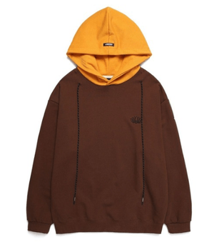 LIBERE TWOFACE HOODIE 切り替えフーディー ビッグシルエットプルオーバーパーカー