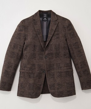 BLACK LABEL CRESTBRIDGE クレストブリッジグレンチェックウールジャージージャケット