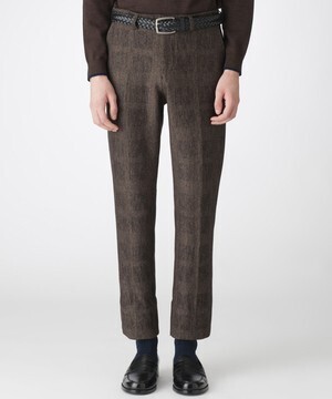 BLACK LABEL CRESTBRIDGE クレストブリッジグレンチェックウールジャージートラウザーズ