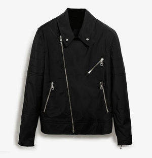 Neil Barrett マットナイロンストレッチライダースジャケット